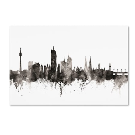 Michael Tompsett 'Vienna Austria Skyline III' Canvas Art,16x24